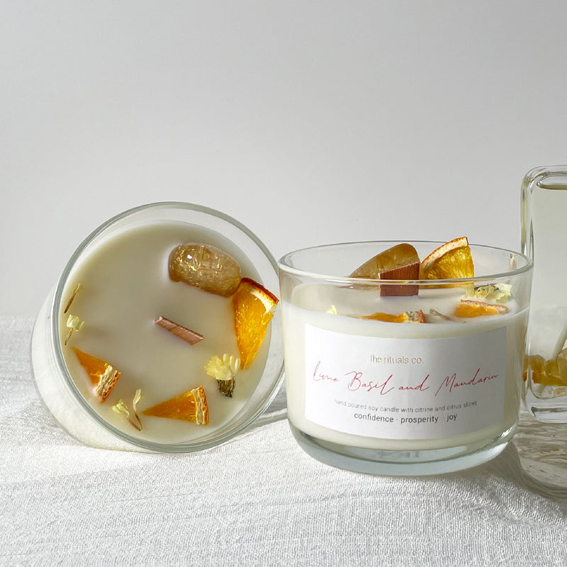 Lime Basil and Mandarin Handcrafted Candles by The Rituals Co