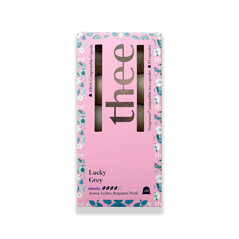 Black Tea with Bergamot and Lychee Tea Blend in Nespresso® Compatible Tea Pods by THEE