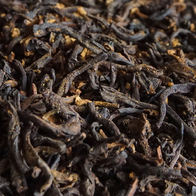  Ingredients in THEE's Supu'er Auspicious Tea blend - Pu'er tea and orange peel